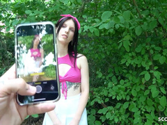 German Scout überredet Teenie Luder zum spontanen Sex
